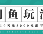 龟课·闲鱼项目玩法实战班第12期,操作10天左右利润有8000元细节玩法-资源云