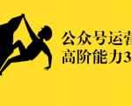 公众号运营高阶能力35讲,从月薪3k到月薪30k,新媒体人的必修课-资源云