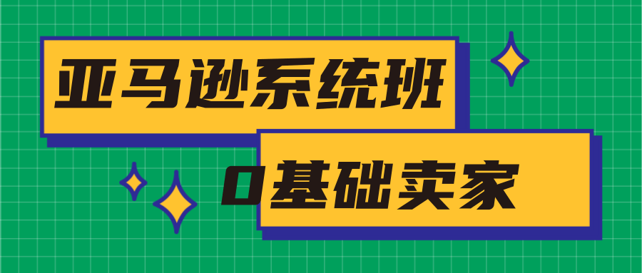亚马逊系统班，专为0基础卖家量身打造，亚马逊运营流程与架构-资源云