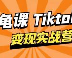 龟课·TikTok变现实战训练营线上第1期,多种变现模式,轻松赚美刀-资源云