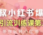 狼叔小红书爆款推广引流训练课第12期，手把手带你玩转小红书-资源云