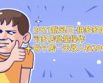 2021新风口-拼多多虚拟店:可多店批量操作,每个店一天收入在200-1000-资源云