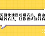 巧买圈快速逆袭赚钱术,商业思维培养方法,让你变成赚钱高手-资源云