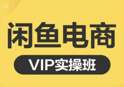鱼客·闲鱼电商零基础入门到进阶VIP实战课程，帮助你掌握闲鱼电商所需的各项技能-资源云