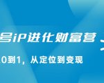 视频号iP进化财富营,从0到1,从定位到变现赚钱(价值1577元)-资源云