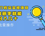 得物冷门收益实操项目,0基础新手就能单号日入几十,可批量操作-资源云