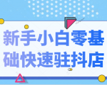 抖音小店新手小白零基础快速入驻抖店100%开通(全套11节课程)-资源云