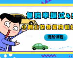 复购率超过45%,小商业获客复购训练营进阶课程-资源云