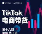 TK电商带货线下班第十六期(深圳站),从0到1带货出单-资源云