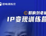 群响刘老板·IP变现训练营第6期:教你搞流量新姿势,IP打造获客私域经营-资源云