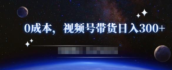 零基础视频号带货赚钱项目，0成本0门槛轻松日入300+【视频教程】-资源云