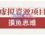 摸鱼思维·虚拟资源掘金课,虚拟资源的全套玩法 价值1880元-资源云