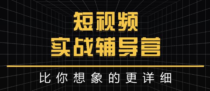 达人队长:短视频实战辅导营，比你想象的更详细-资源云