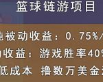 国外区块链篮球游戏项目,前期加入秒回本,被动收益日0.75%,撸数万美金-资源云