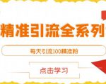 闲鱼精准引流全系列课程,每天引流100精准粉【视频课程】-资源云