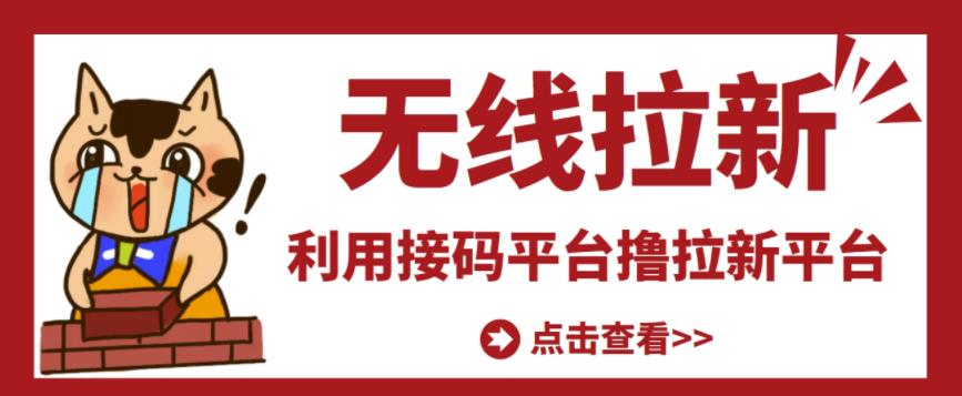 最新接码无限拉新项目，利用接码平台赚拉新平台差价，轻松日赚500+-资源云