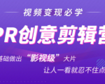 抖音赚钱必学的PR创意剪辑:零基础做出“影视级”大片,让人一看就忍不住为你点赞!-资源云