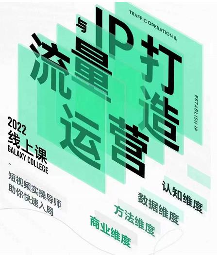 大蓝流量运营&个人ip打造课，短视频带货/爆款文案/流量运营/直播入门/镜头变现/流量商业-资源云