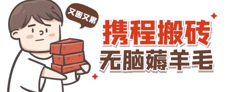 携程最新无脑薅羊毛低保玩法，后期稳定一天几十的收益，可多号放大收益-资源云