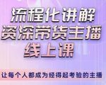 婉婉-主播拉新实操课，流程化讲解资深带货主播，让每个人都成为经得起考验的主播-资源云