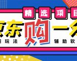 外面收费1980的最新京东无限一分购项目，一天轻松几百单（玩法+教程+软件）-资源云