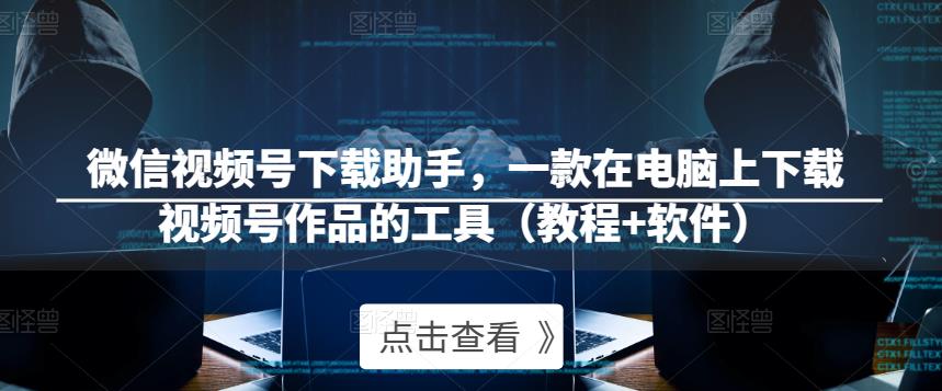 微信视频号下载助手，一款在电脑上下载视频号作品的工具（教程+软件）-资源云