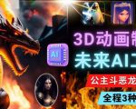 利用未来Ai工具LeiaPix,静态图转换3D动画,Lexica和Chat GPT制作精彩视频-资源云