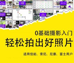 0基础摄影入门，轻松拍出好照片（适用佳能、索尼、尼康、富士用户）-资源云