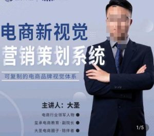 大圣·电商新视觉营销策划系统，可复制的电商品牌视觉识别系统-资源云