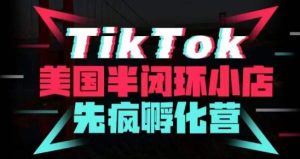疯人院·TikTok美国半闭环小店孵化营,抢占TikTok美国蓝海市场,开店、运营、带货、投流全实操-资源云