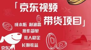 京东视频带货项目+图文带货种草,成本低,利润高,操作简单收入稳定-资源云