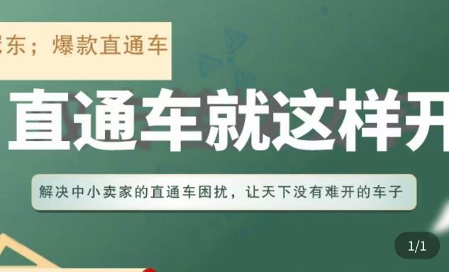 冠东·淘系直通车保姆级教程，全面讲解直通车就那么简单-资源云