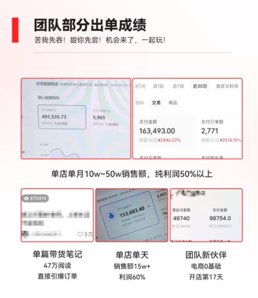 2023小红书电商火爆全网，新晋红利，风口项目，单店收益在3000-30000！-资源云