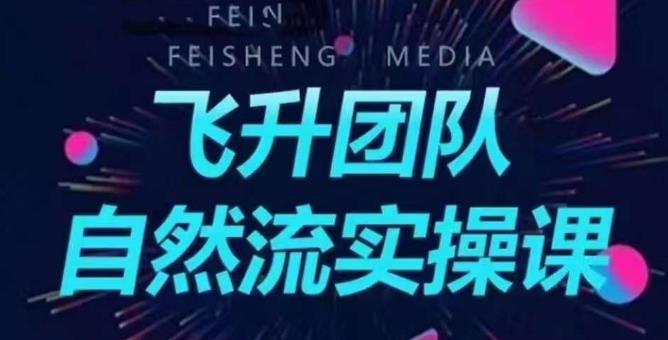飞升团队课程自然流实操课，抖音半无人起号主播间搭建教学-资源云