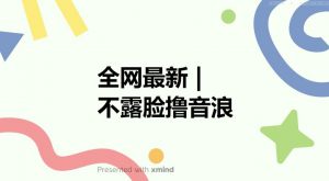 全网最新不露脸撸音浪,跑通自动化成交闭环,实现出单+收徒收益最大化【揭秘】-资源云