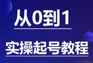 石野·小白起号实操教程,掌握各种起号的玩法技术,了解流量的核心-资源云