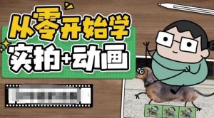 从零开始学实拍加动画,实拍加动画创意教程-资源云