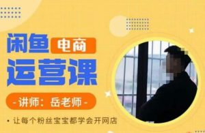 岳老师·闲鱼电商运营课，让每个粉丝宝宝都学会开网店-资源云