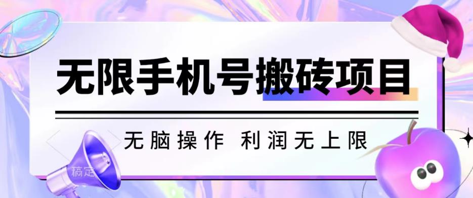 无脑搬砖项目-无限接码撸红包收益无上限【揭秘】-资源云
