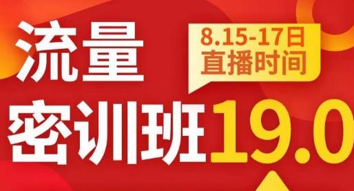 秋秋线上流量密训班19.0，打通流量关卡，线上也能实战流量破局-资源云