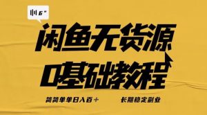 独家闲鱼无货源详细玩法,简简单单日八百+,长期稳定副业【揭秘】-资源云