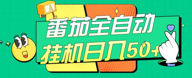 番茄全自动挂机日入50+，软件全自动，多号破百【揭秘】-资源云