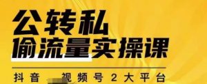 群响公转私偷流量实操课,致力于拥有更多自持,持续,稳定,精准的私域流量!-资源云
