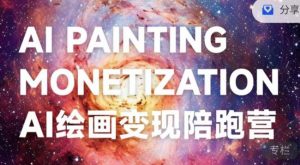 蛮驴·AI绘画变现陪跑营,快速产出可商业变现的图-资源云