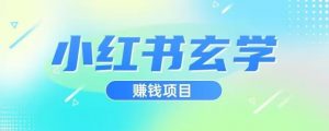 小红书玄学项目,直接上手操作,日入500【揭秘】-资源云