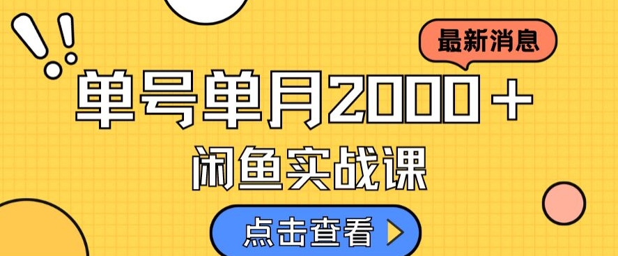 最新闲鱼日入500＋，虚拟资料变现喂饭级讲解-资源云