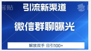 价值2980的全新微信引流技术，只有你想不到，没有做不到【揭秘】-资源云