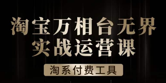 沧海·淘系万相台无界实战运营课，万相台无界实操全案例解析-资源云