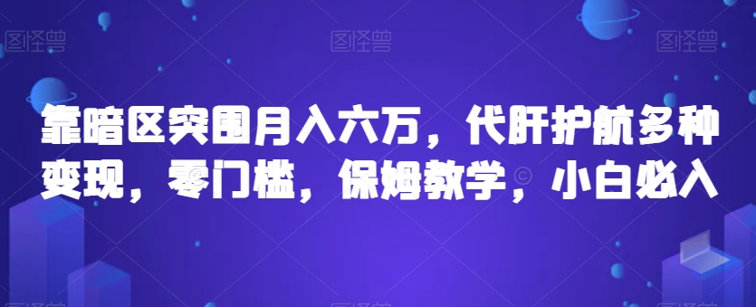 靠暗区突围月入六万，代肝护航多种变现，零门槛，保姆教学，小白必入【揭秘】-资源云