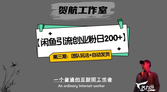 第三期：暴力引流，无脑搬运，闲鱼创业粉引流一天200+，更新全自动发货的团队闭环模式【揭秘】-资源云